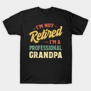 Grandpa Shirts For Men Funny Fathers Day Retired Grandpa T-Shirt